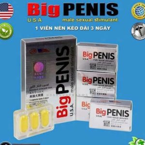 Big Penis Viên Uống Hỗ Trợ Cải Thiện Sinh Lý Nam Giới, Hỗ Trợ Tăng Kích Thước Cậu Nhỏ ( Hộp 12 viên)